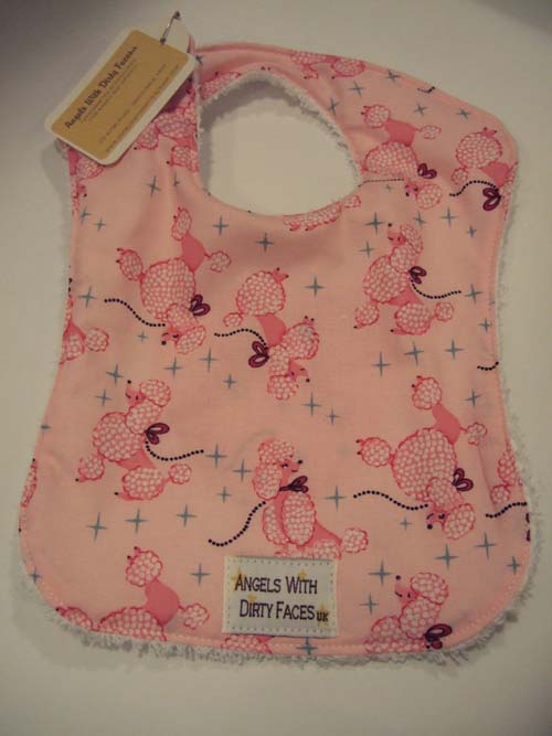 Angels With Dirty Faces -French Poodle bib